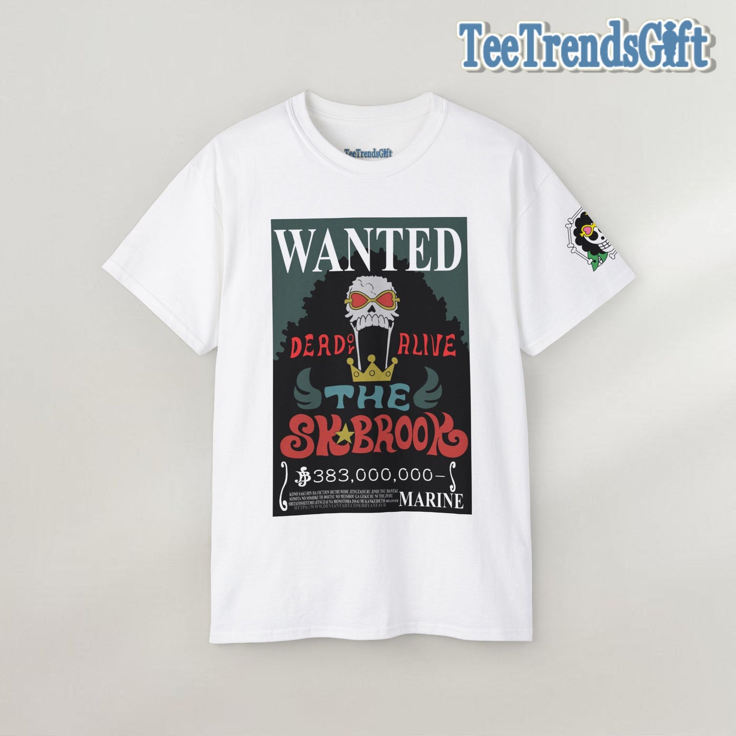 "Exclusive One Piece" Brook Bounty X Soul King Bounty Poster T-shirt