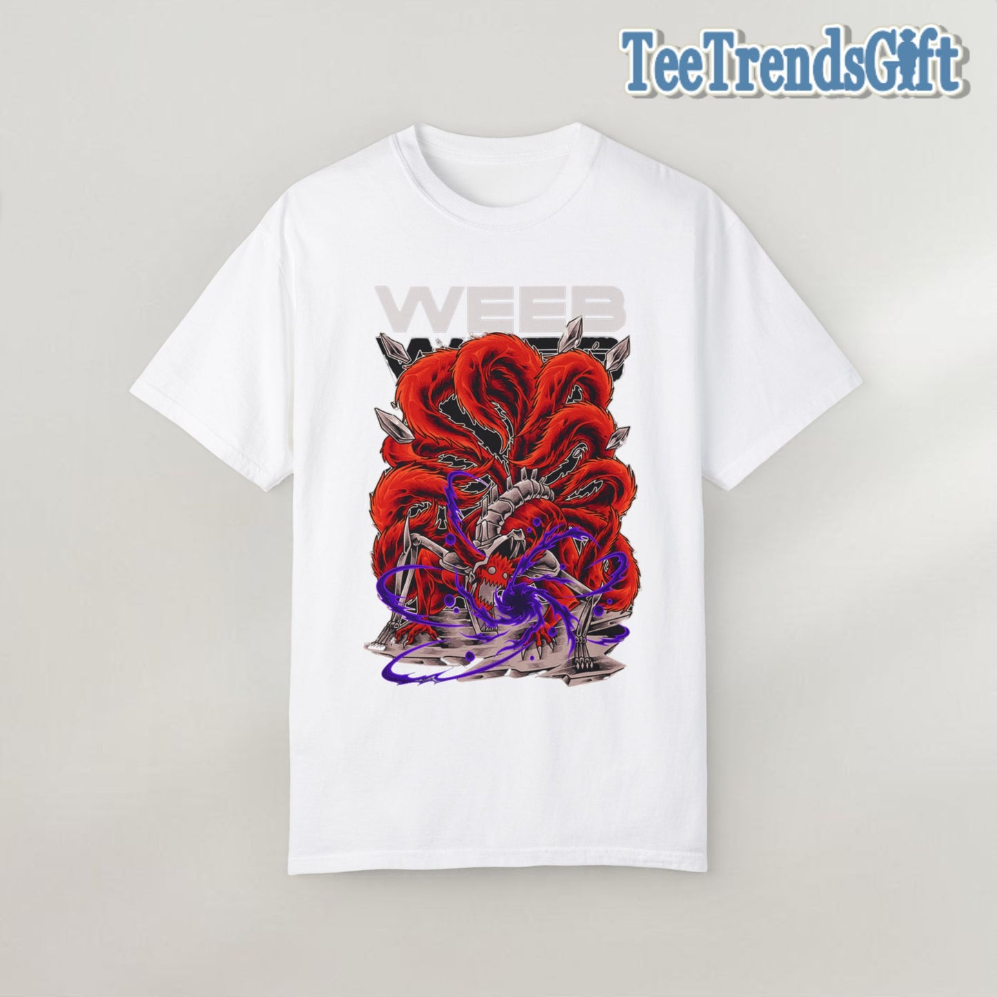 "Naruto Shippuden" Naruto X 3 Tails Kurama T-shirt