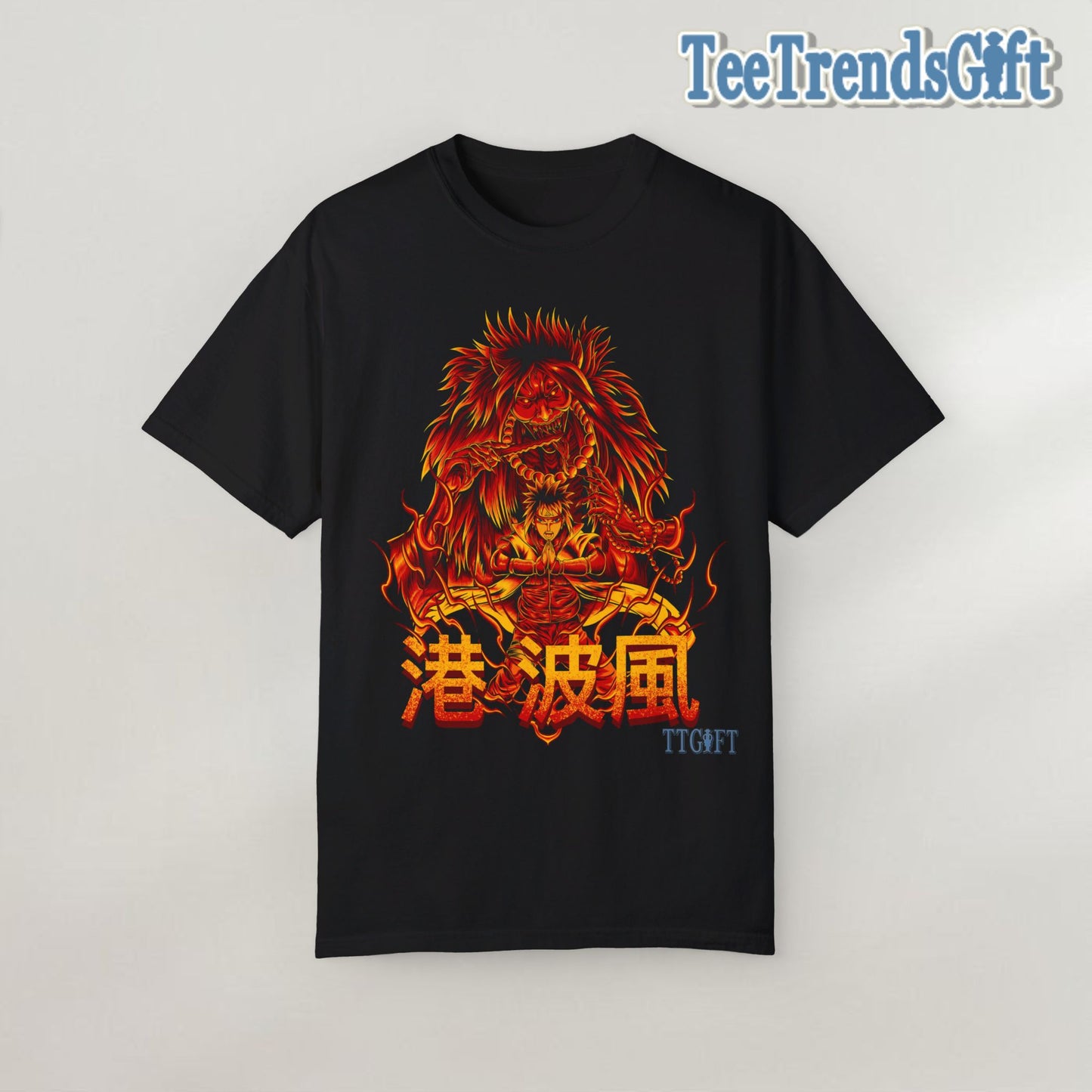 "Naruto" Namikaze Minato X Shiki Fuujin T-shirt