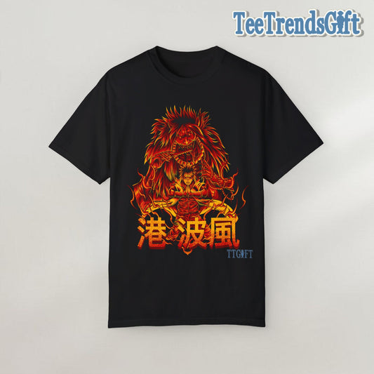 "Naruto" Namikaze Minato X Shiki Fuujin T-shirt