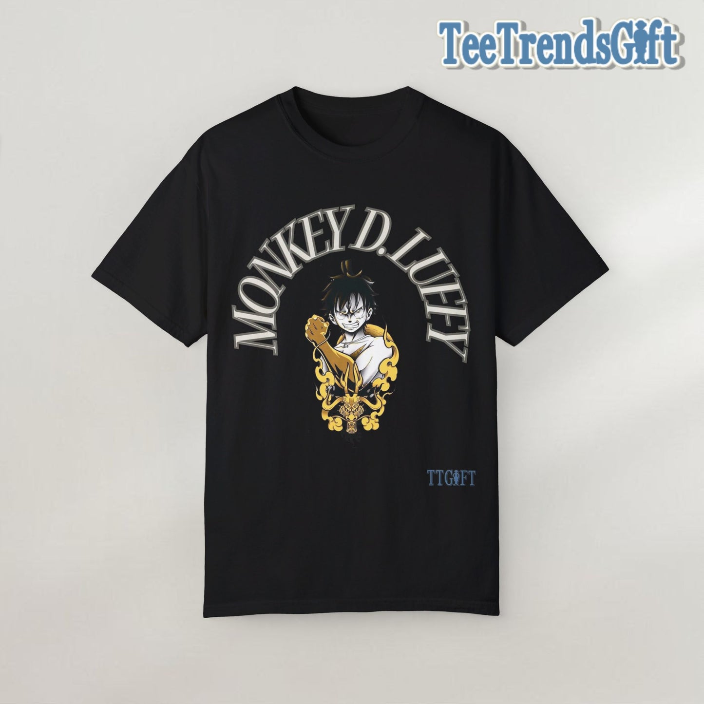 "Exclusive One Piece" Monkey D. Luffy Manga Gold Edition T-shirt