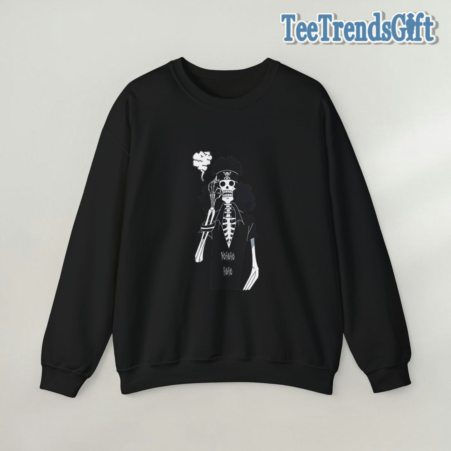 "Exclusive One Piece" Soul King Brook Heavy Crewneck Sweatshirt