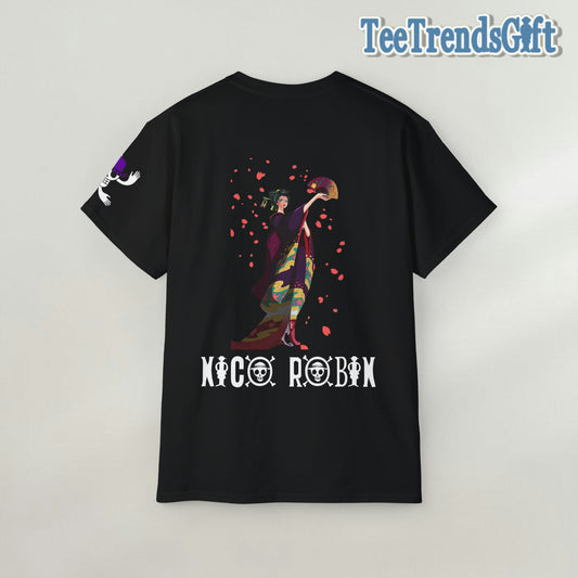 "One Piece" Nico Robin Wanted Poster T-shirt