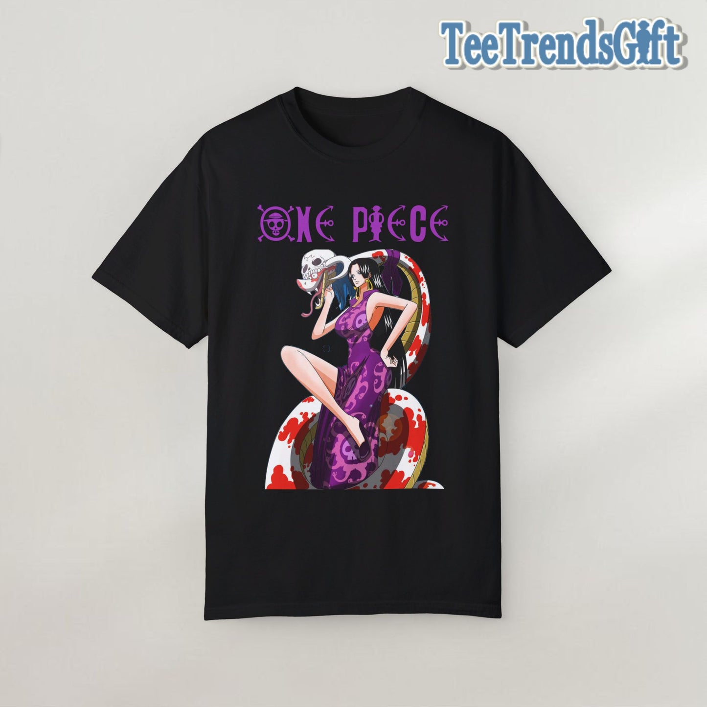 "One Piece" Boa Hancock / Kuja Pirates Captain / Warlord of the sea / Pirate Empress T-Shirt