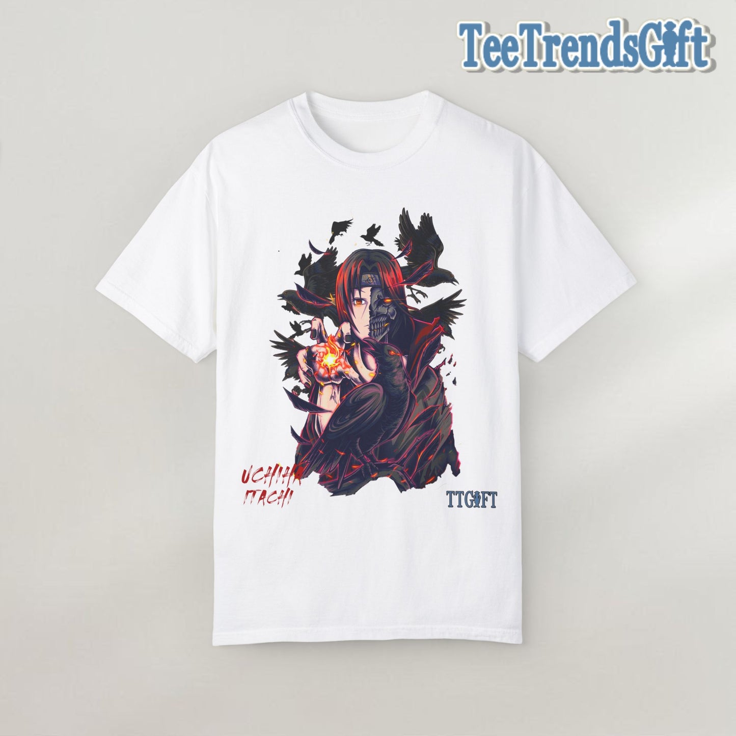 "Naruto" Uchiha Itachi X Crows T-shirt