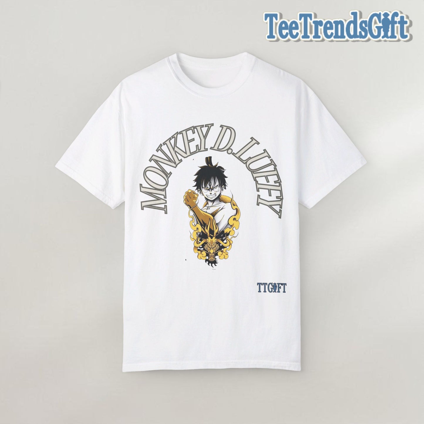 "Exclusive One Piece" Monkey D. Luffy Manga Gold Edition T-shirt